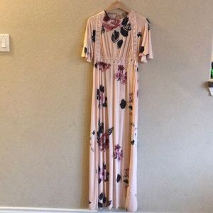 Maternity maxi dress